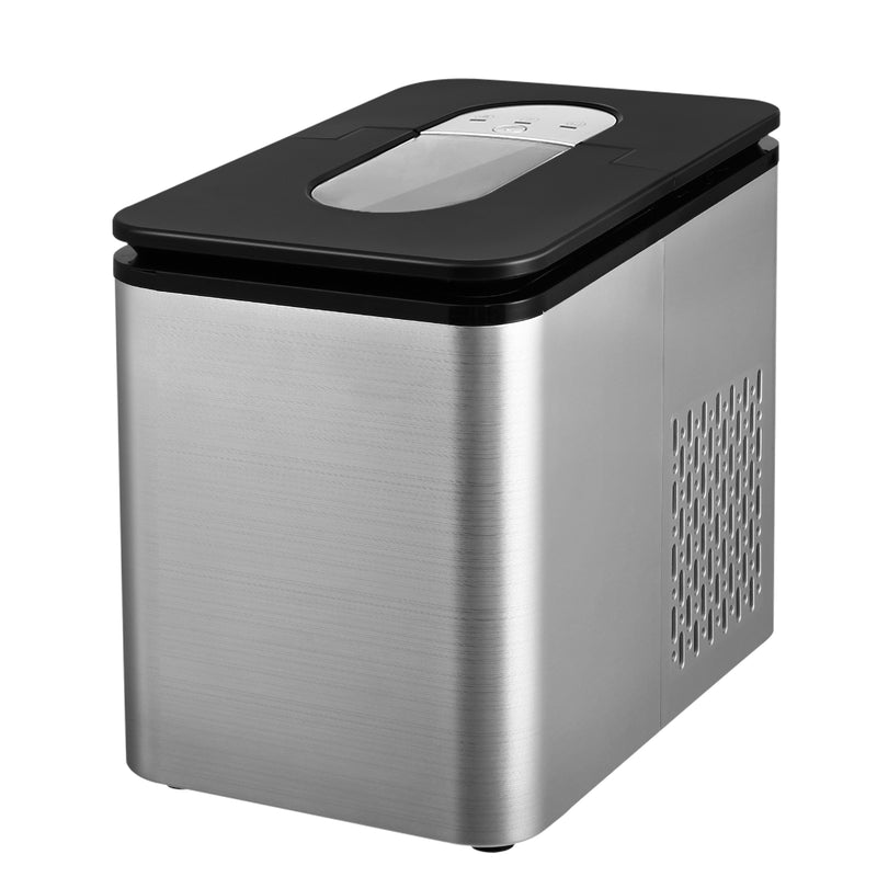 2.2L Ice Maker Portable Ice Cube Machine - Silver