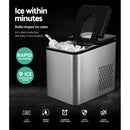 2.2L Ice Maker Portable Ice Cube Machine - Silver