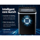 Devanti 2L Ice Maker Portable Ice Cube Machine - Black