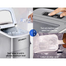 Devanti 2L Ice Maker Portable Ice Cube Machine - Silver