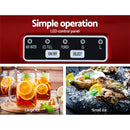Devanti 2L Ice Maker Portable Ice Cube Machine - Red