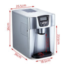 Devanti 2L Portable Ice Maker Water Dipenser Ice Cube Machine - Silver