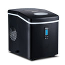 Devanti 3.2L Ice Maker Portable Stainless Steel Ice Cube Machine - Black