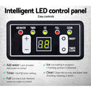 Devanti Commercial Ice Maker Machine Portable Ice Cube Tray Stainless Steel