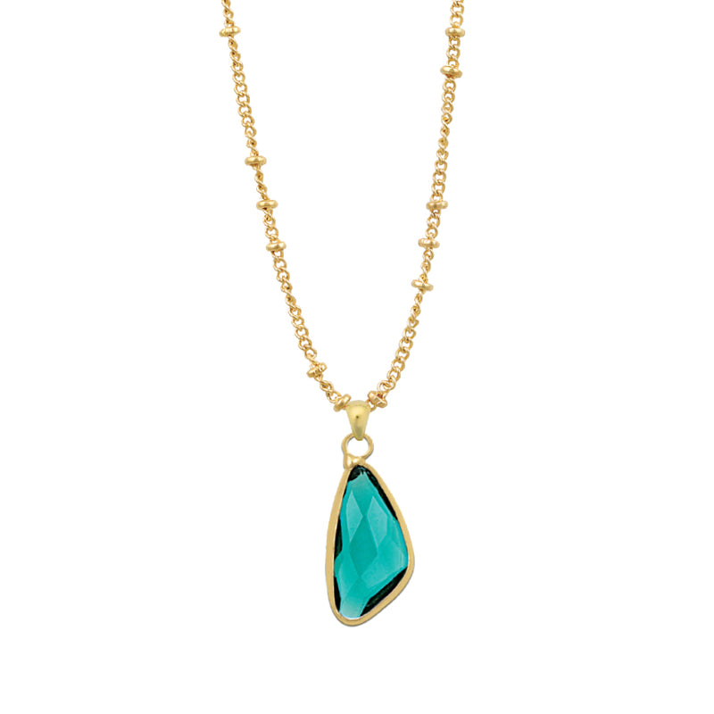 ‘Enigma’ Created Emerald Pendant