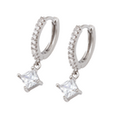 CUBIC ZIRCONIA CHARM SLEEPERS