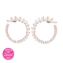 BRONTE CRYSTAL HOOPS