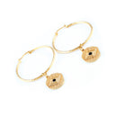 EVIL EYE HOOP EARRINGS