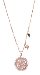 ‘Ariel’ Disc Charm Necklace