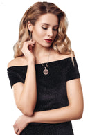 ‘Ariel’ Disc Charm Necklace