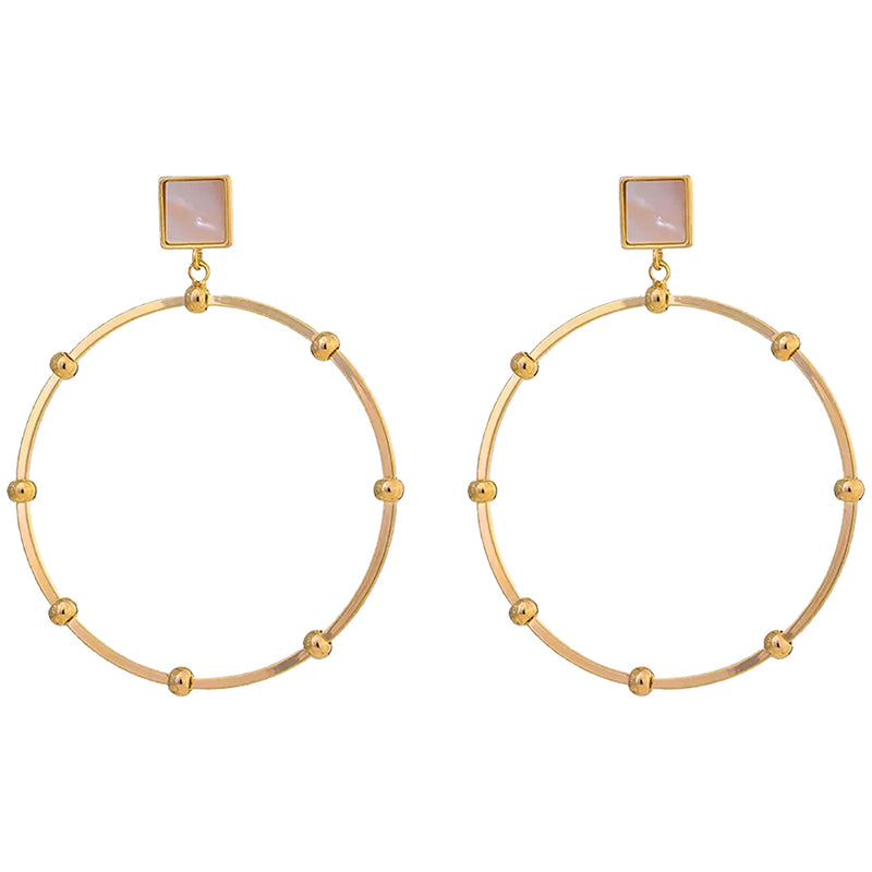 ‘Ischia’ Gold Plated Hoops