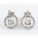 SWAROVSKI® ELEMENTS CIRCLE EARRINGS