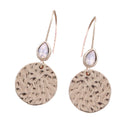 AXEL HAMMERED DISC EARRINGS