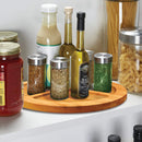 Bamboo Lazy Susan with Compartments
