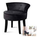 VELVET VANITY STOOL BACKREST