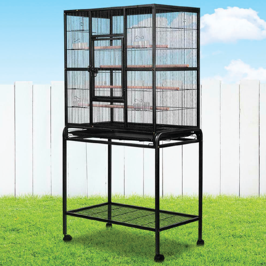 LARGE PARROT AVIARY WITH DETACHABLE STAND