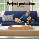 NAVY 3 SEATER SOFA COVER