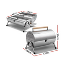 GRILLZ PORTABLE FOLDING BBQ
