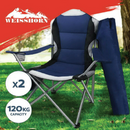 SET OF 2 FOLDAWAY CHAIRS