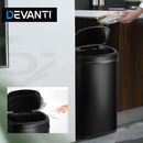 AUTO OPENING STAINLESS STELL SENSOR BIN