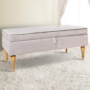 Artiss Blanket Box Storage Ottoman Large Seat Fabric Chest Foot Stool Bench Rest