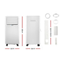 Devanti 2000W Portable Air Conditioner Mobile Fan Cooler 7000BTU