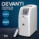 Devanti 7000BTU Portable Air Conditioner Mobile Fan Cooler 2000W