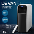 Devanti 9000BTU Portable Air Conditioner Mobile Fan Cooler 2500W