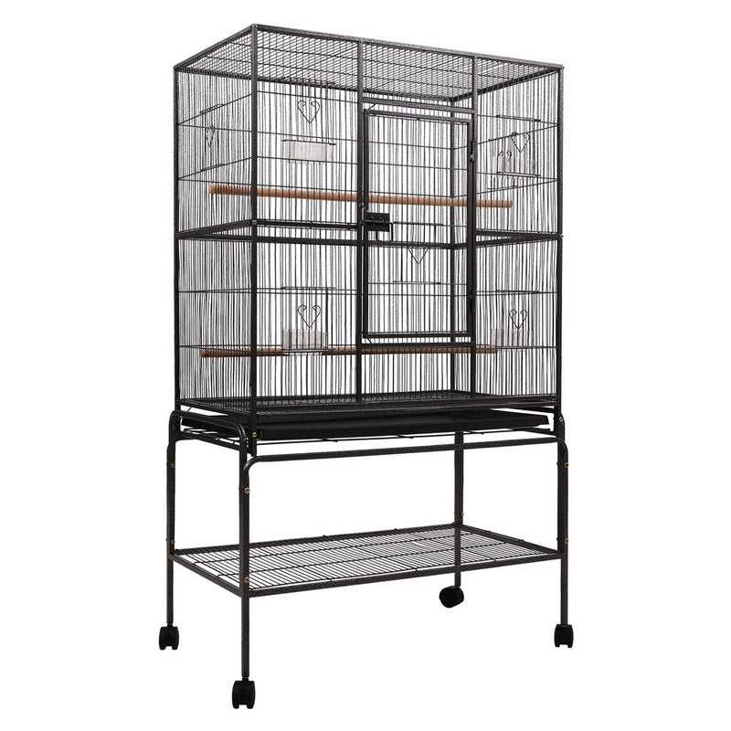 i.Pet Large Bird Cage Aviary With Stand Parrot Budgie Cages 137CM Accessories