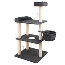 i.Pet Cat Tree 132cm Trees Scratching Post Scratcher Tower Condo House Furniture Wood