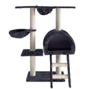 i.Pet Cat Tree Trees Scratching Post Scratcher Tower Condo House Furniture Wood 100cm Feline