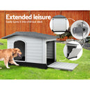Dog Kennel Kennels Outdoor Plastic Pet House Puppy Extra Large XL