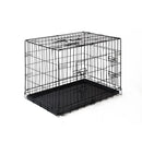 36" Dog Cage Pet Crate Puppy Cat Foldable Metal Kennel Portable 3 Doors