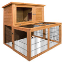 i.Pet Rabbit Hutch Hutches Large Metal Run Wooden Cage Waterproof Outdoor Pet House Chicken Coop Guinea Pig Ferret Chinchilla Hamster 96cm x 96cm x 100cm
