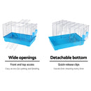 i.Pet Rabbit Cage Hutch Cages Indoor Hamster Enclosure Carrier Bunny Blue