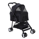 Pet Stroller Dog Cat Cage Carrier Travel Pushchair Foldable Pram 3 IN 1