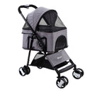 Pet Stroller Dog Cat Cage Carrier Travel Pushchair Foldable 3 IN 1 Seat