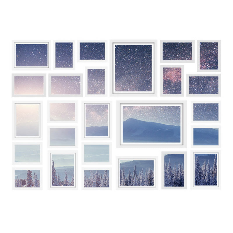 Photo Frames White Picture Frame Set Wall Hanging Home Decor Gift Present 26PCS