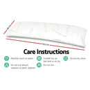 Giselle Bedding Bamboo Full Body Pillow Memory Foam Sleep Long Maternity Nursing