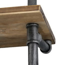 Artiss Wall Display Shelves Industrial DIY Pipe Shelf Rustic Floating Brackets