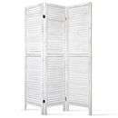 Artiss 3 Panel Room Divider Screen Privacy Wood Foldable Timber Stand White 170