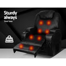 Artiss Recliner Chair Electric Massage Chairs Heated Lounge Swivel Sofa Leather