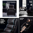 Artiss Recliner Chair Lounge Chairs Armchair Sofa Leather Luxury
