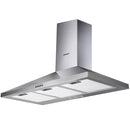 Devanti 900mm 90cm Range Hood Rangehood Kitchen Canopy Silver