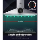 Devanti 900mm 90cm Range Hood Rangehood Kitchen Canopy Silver