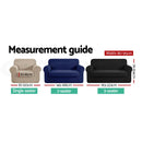 Artiss 2-piece Sofa Cover Elastic Stretch Couch Covers Protector 2 Steater Sand