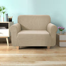Artiss High Stretch Sofa Cover Couch Lounge Protector Slipcovers 1 Seater Sand