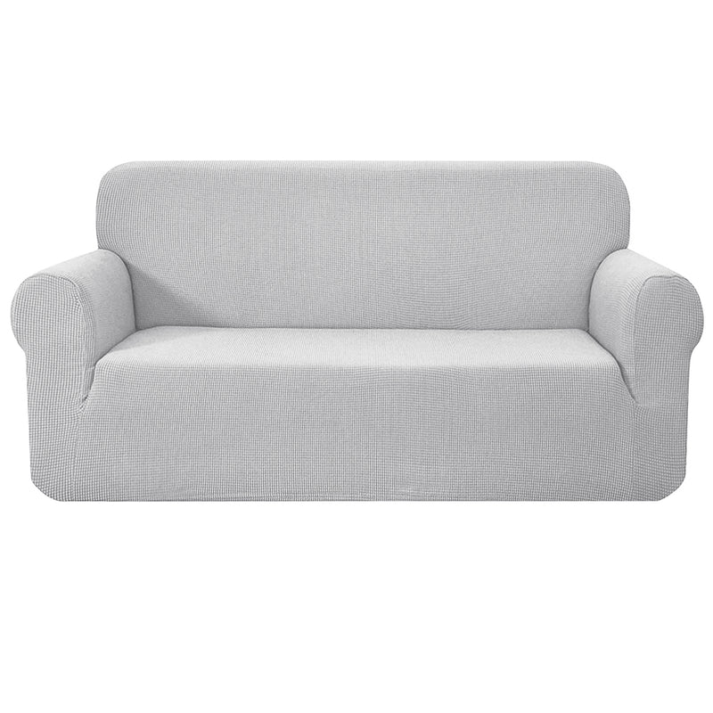 Artiss High Stretch Sofa Cover Couch Lounge Protector Slipcovers 3 Seater Light Grey