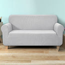 Artiss High Stretch Sofa Cover Couch Lounge Protector Slipcovers 3 Seater Light Grey