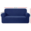 Artiss High Stretch Sofa Cover Couch Lounge Protector Slipcovers 3 Seater Navy